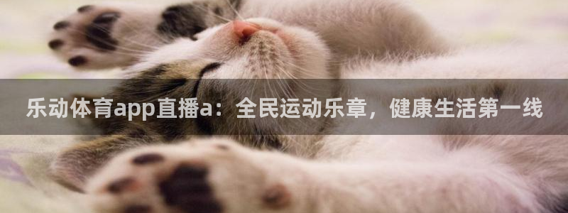 说球帝体育直播在线观看：乐动体育app直播a：全民运动乐章，健康生活第一线